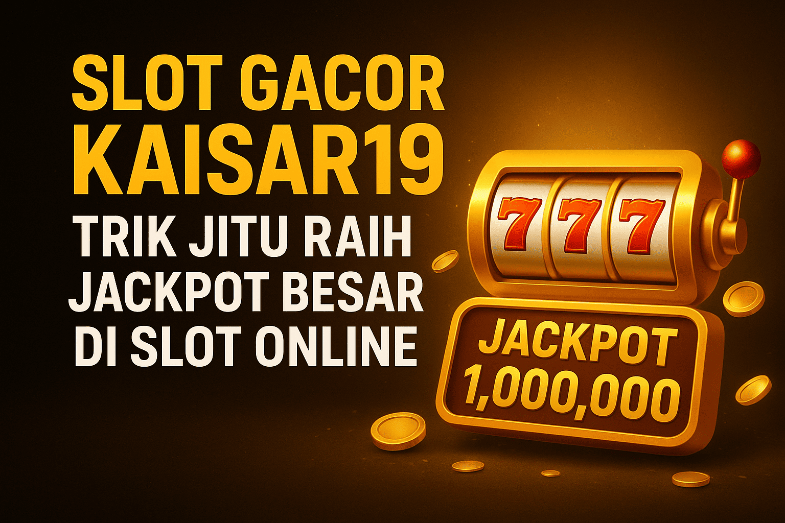 Slot Gacor Kaisar19: Trik Jitu Raih Jackpot Besar di Slot Online